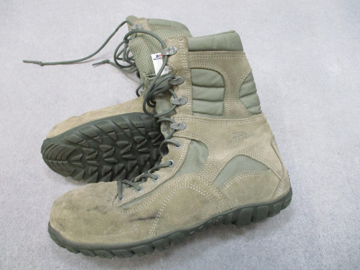 Belleville 633ST Men’s Steel Toe Combat Boots USAF ABU Sage Gray Military Boots