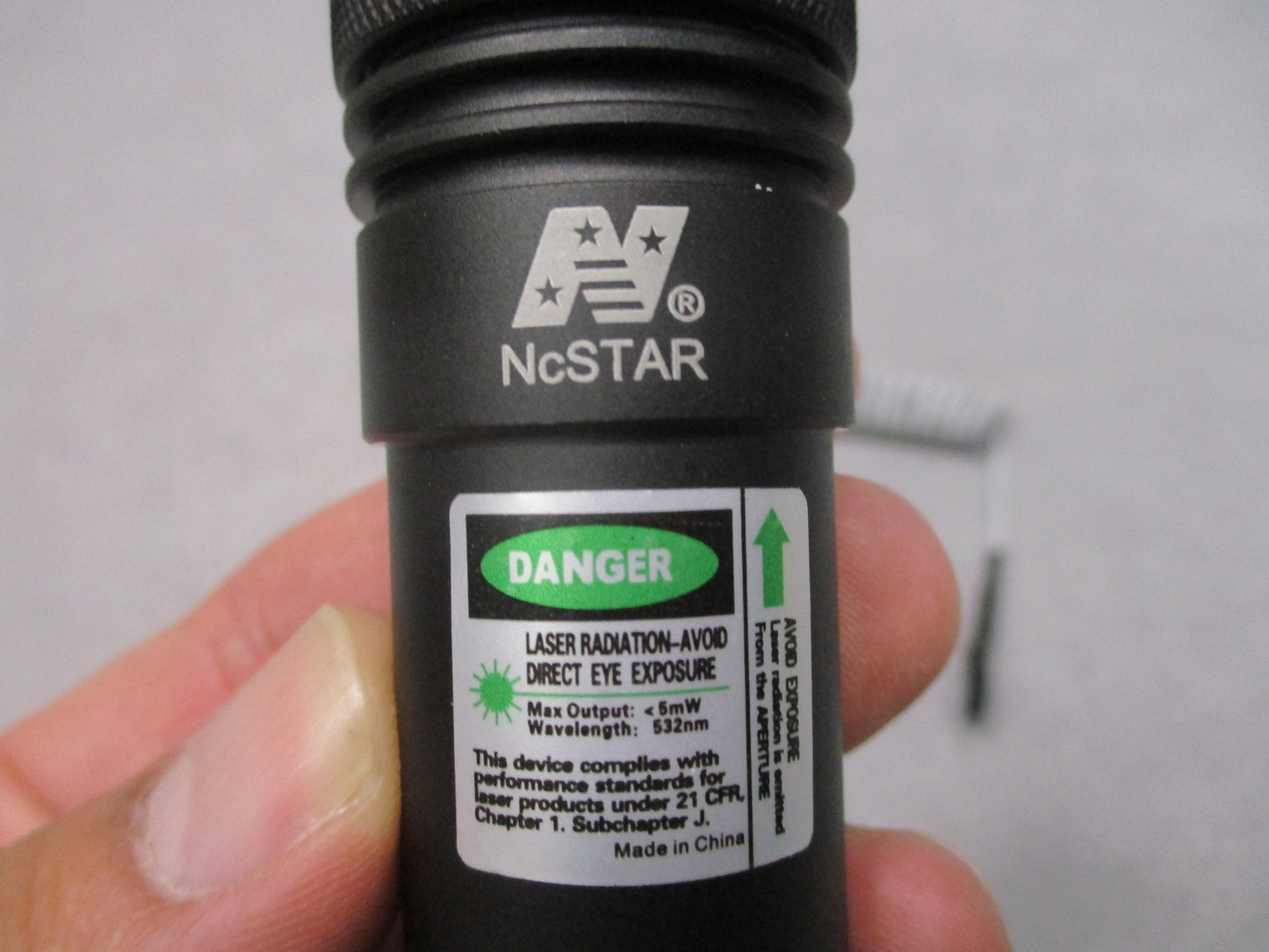 NcSTAR Green Laser Sight with Weaver Mount & Pressure Switch - Model 6844