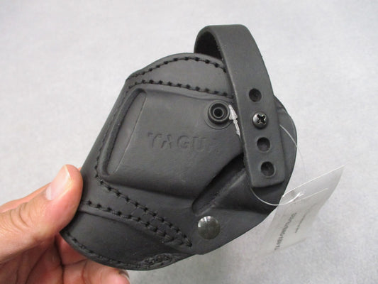 Tagua Leather OWB Holster for S&W J-Frame Ruger LCR 2" Revolvers Ambidextrous