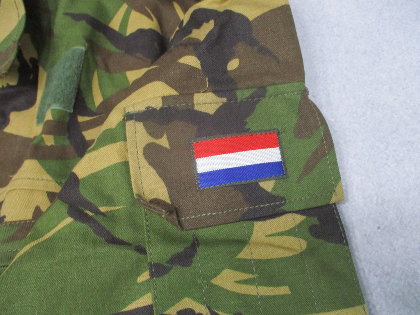 Dutch Military DPM Camo Field Jacket Combat Shirt Seyntex Size Large Top