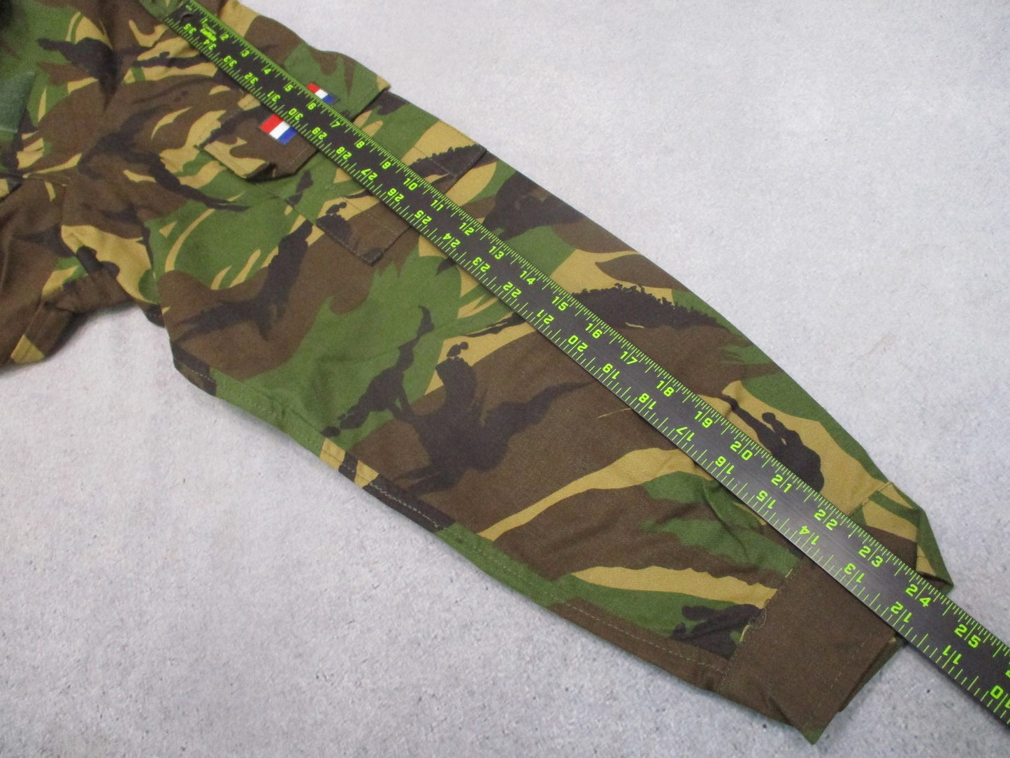 Dutch Military DPM Camo Field Jacket Combat Shirt Seyntex Size Large Top