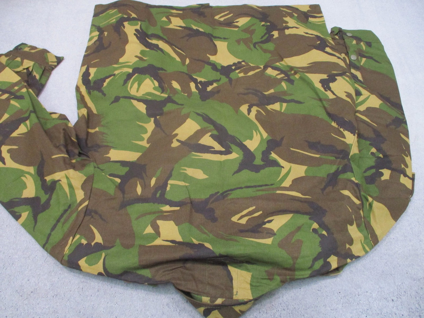 Dutch Military DPM Camo Field Jacket Combat Shirt Seyntex Size Large Top
