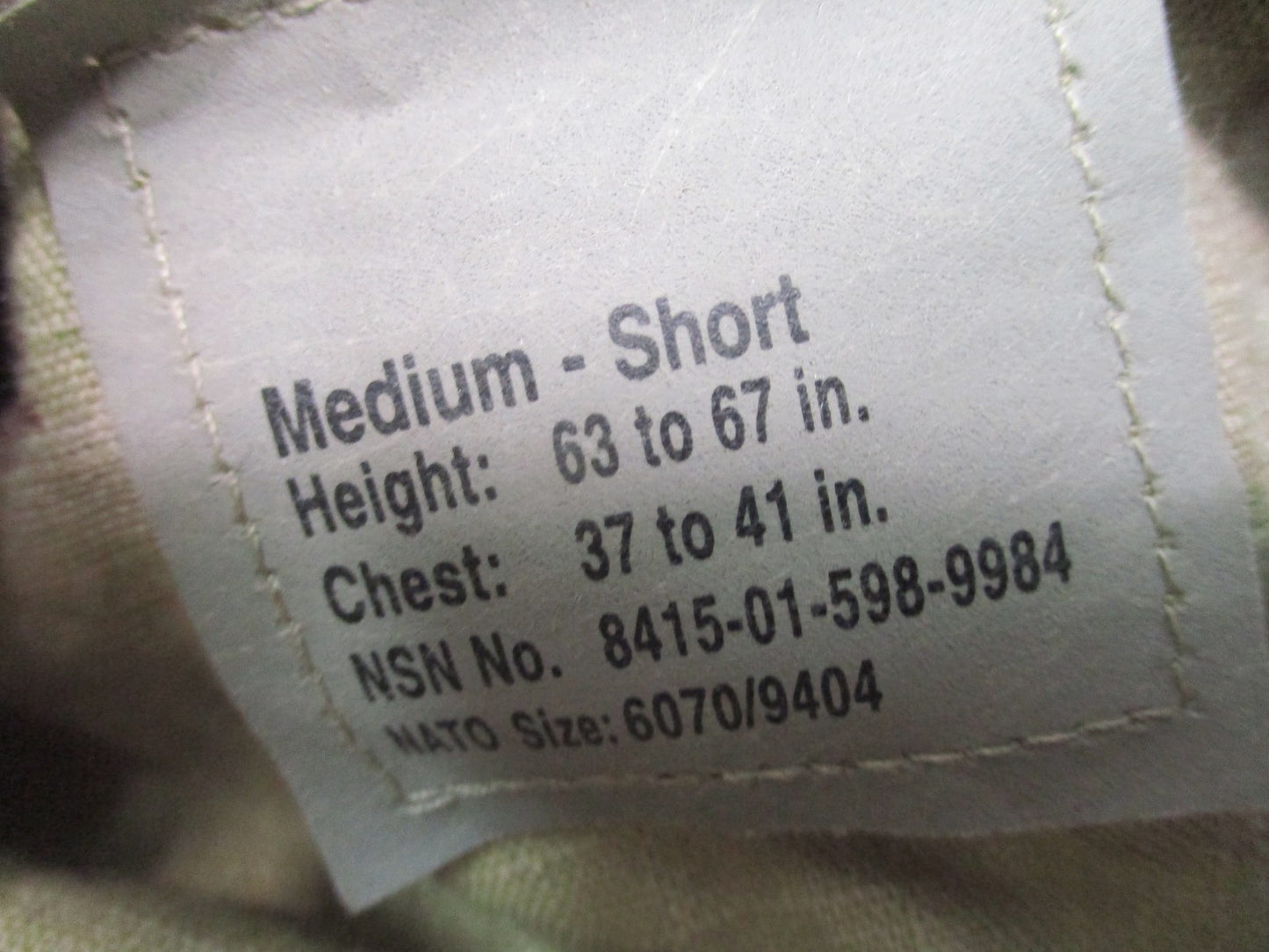 New US Military ACU Coat Medium Short OCP Scorpion W2 Flame Resistant Uniform