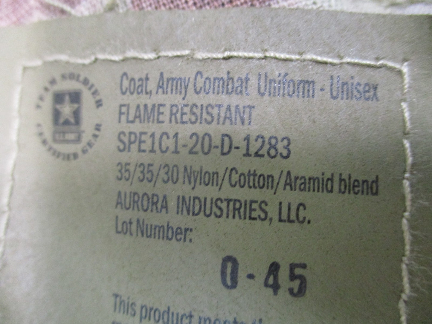 New US Military ACU Coat Medium Short OCP Scorpion W2 Flame Resistant Uniform