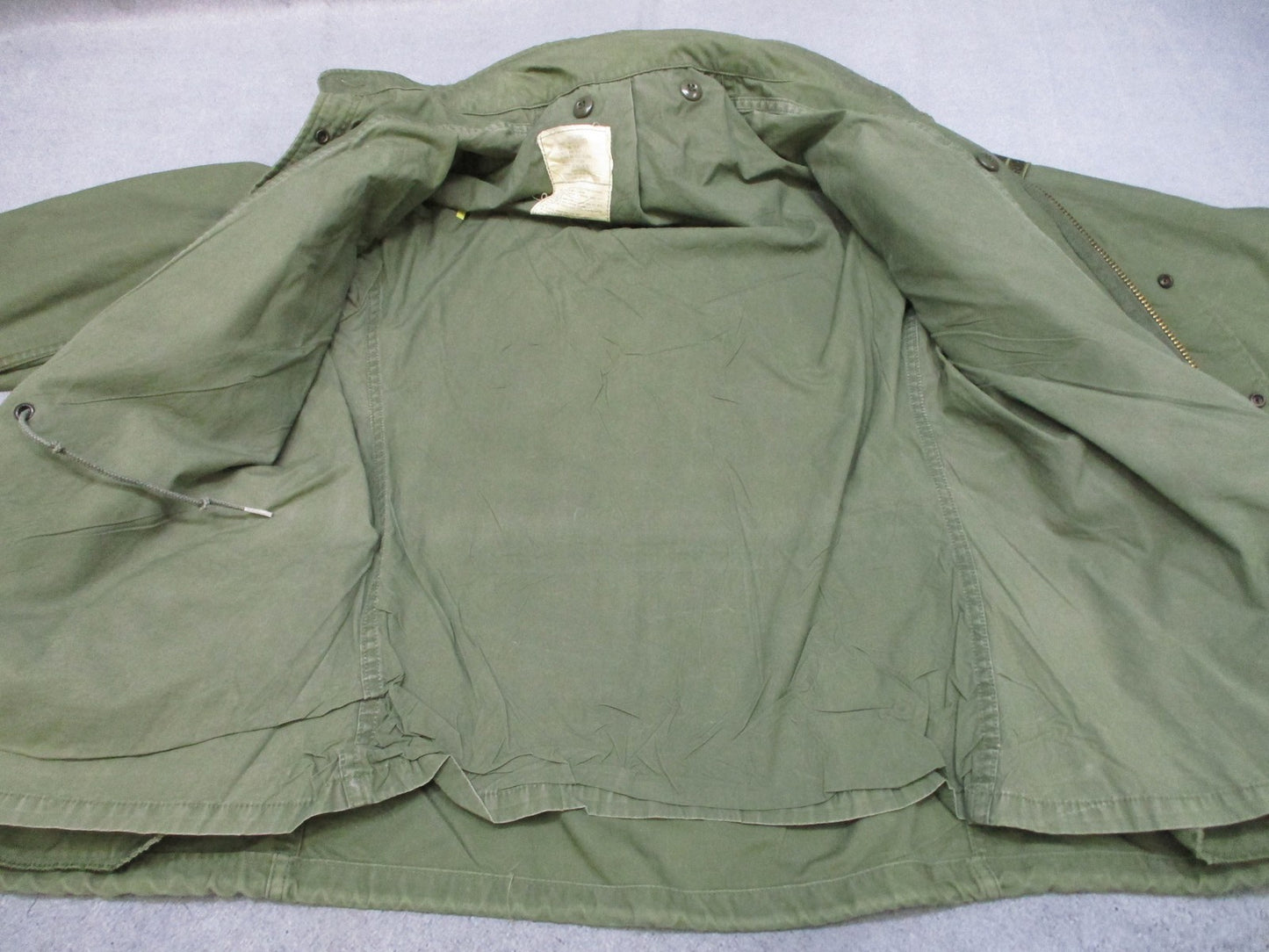 Vintage US Army M-65 Field Jacket OG-107 Small Short Military Coat Vietnam Era