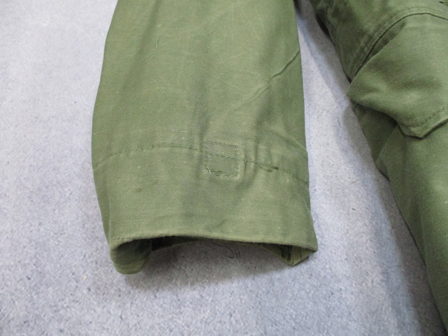 Vintage US Army M-65 Field Jacket OG-107 Small Short Military Coat Vietnam Era