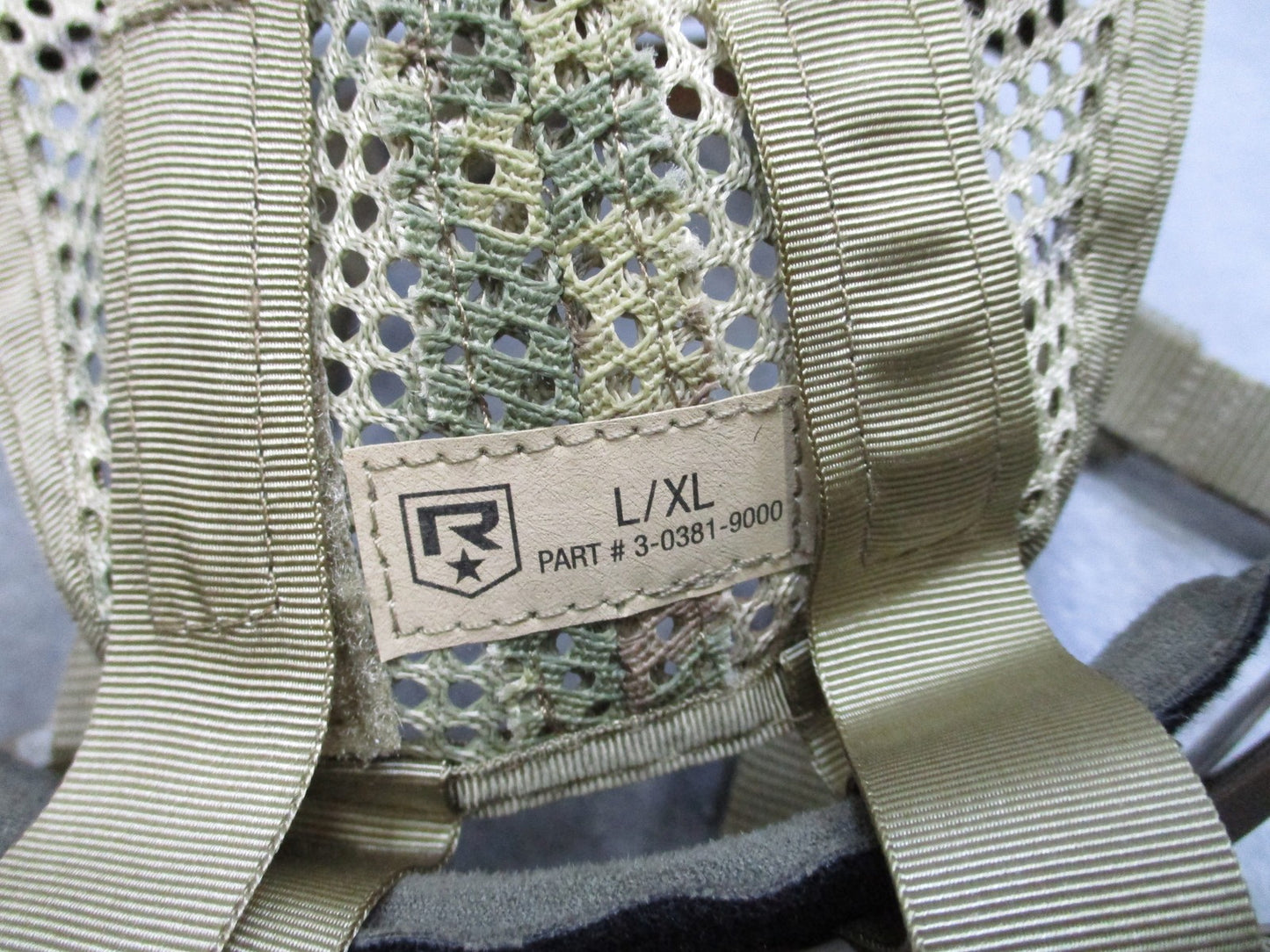Revision Viper MSS Helmet Suspension System Multicam Tan 499 L/XL