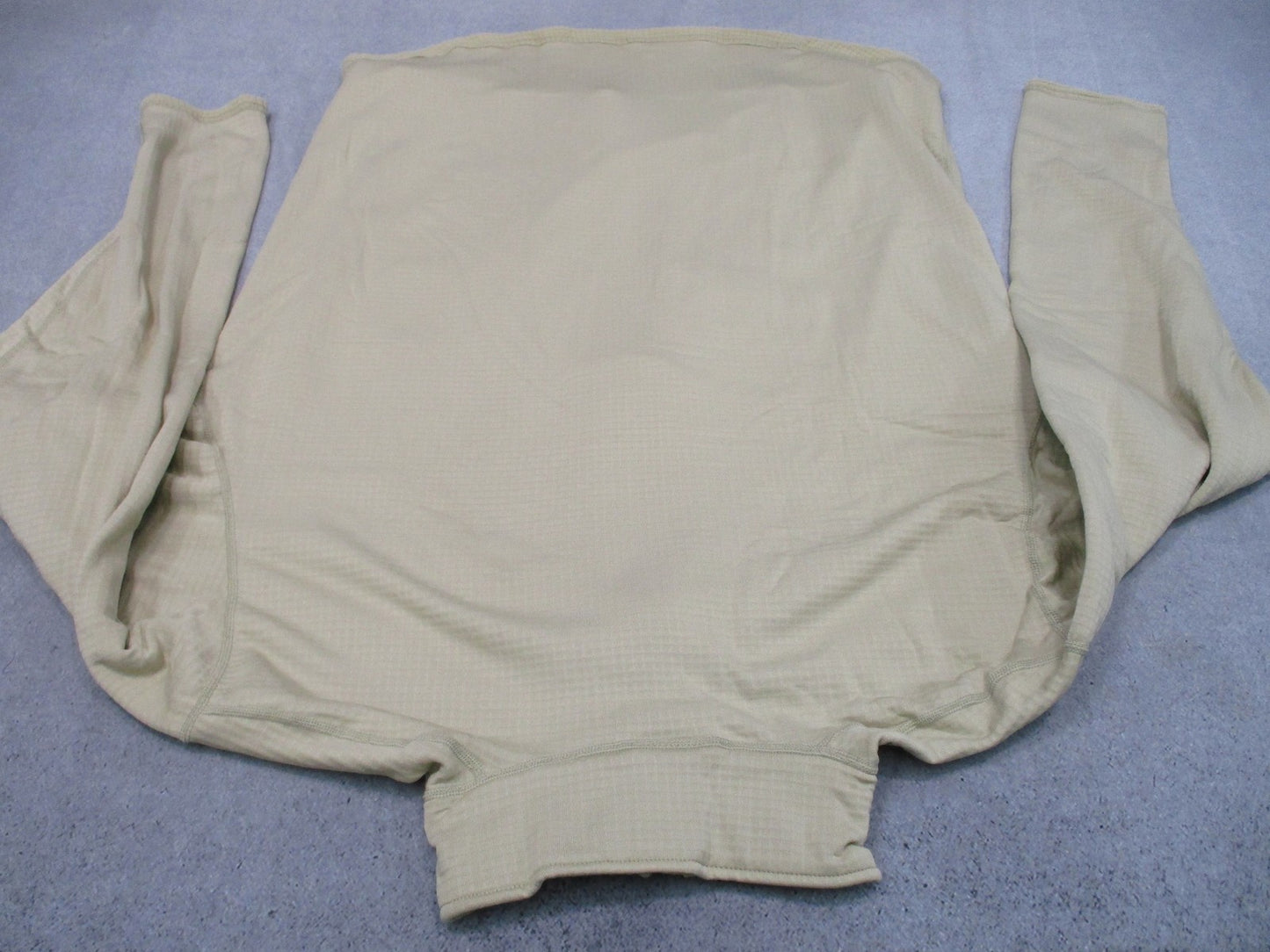 NWOT US Military ECWCS Gen III Level 2 Mid-Weight Shirt Tan XXL-Long Grid Fleece