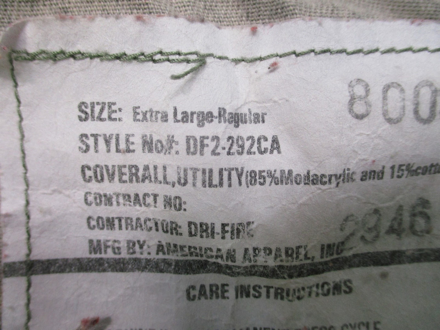 Army DRIFIRE US Military FR Utility Coveralls UCP Digital Camo Size XL-Regular