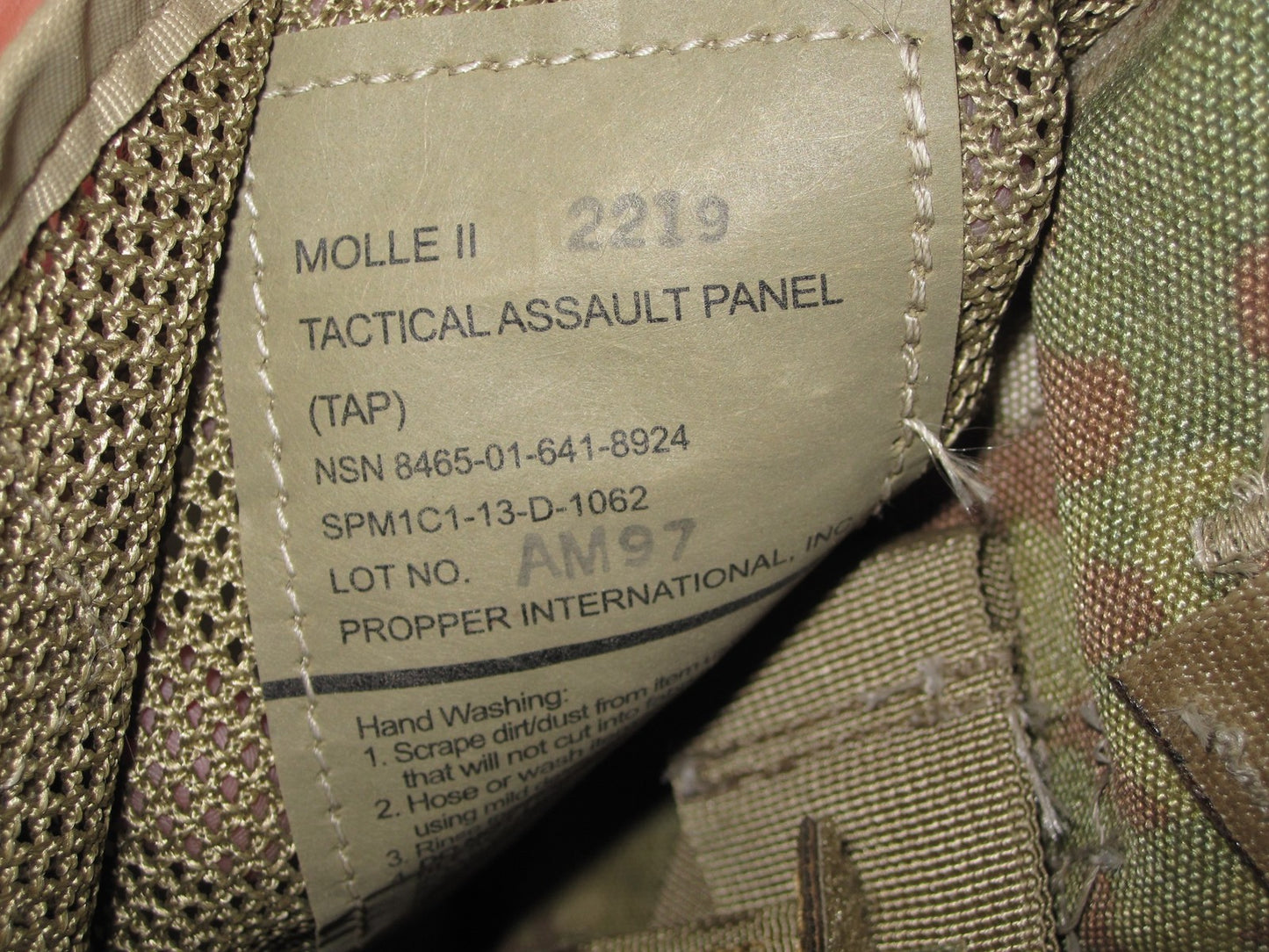ARMY OCP TACTICAL ASSAULT PANEL TAP SCORPION CHEST RIG LOAD CARRIER VEST FLIK