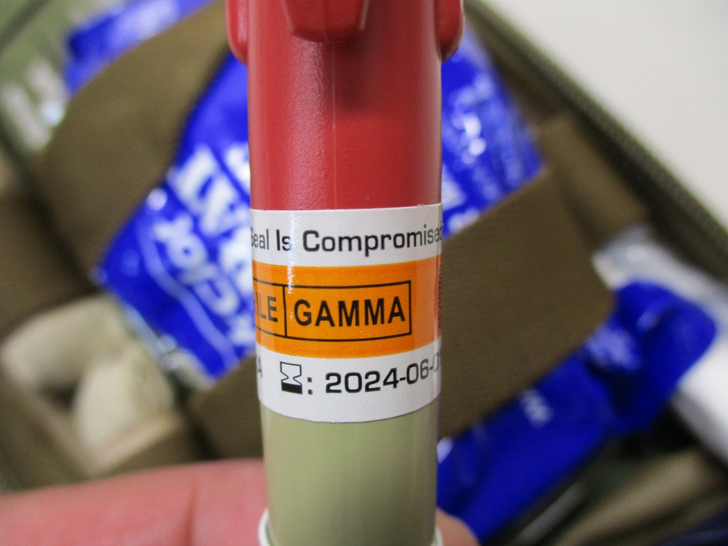 NAR TCCC Training Skills Kit Coyote Pouch Inert Demo Supplies Expired