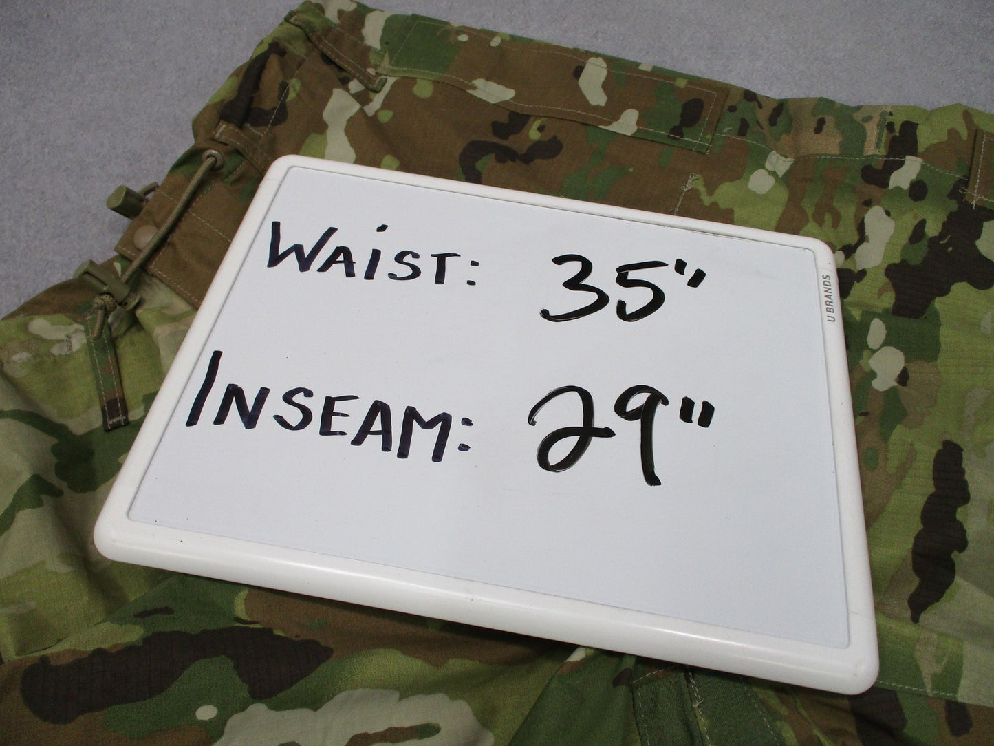 US Military Gen III ECWCS Trousers Scorpion Extreme Cold Wet Weather Small Reg