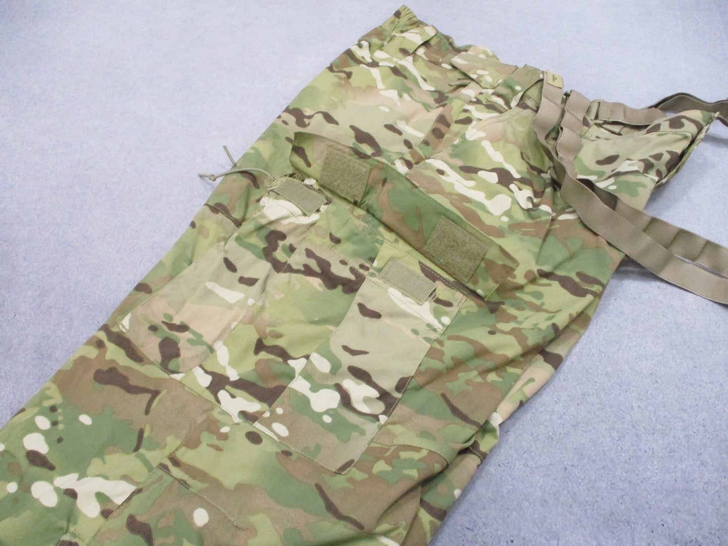 Army Soft Shell MultiCam Extreme Cold Weather Trousers Pants Suspenders 39x32