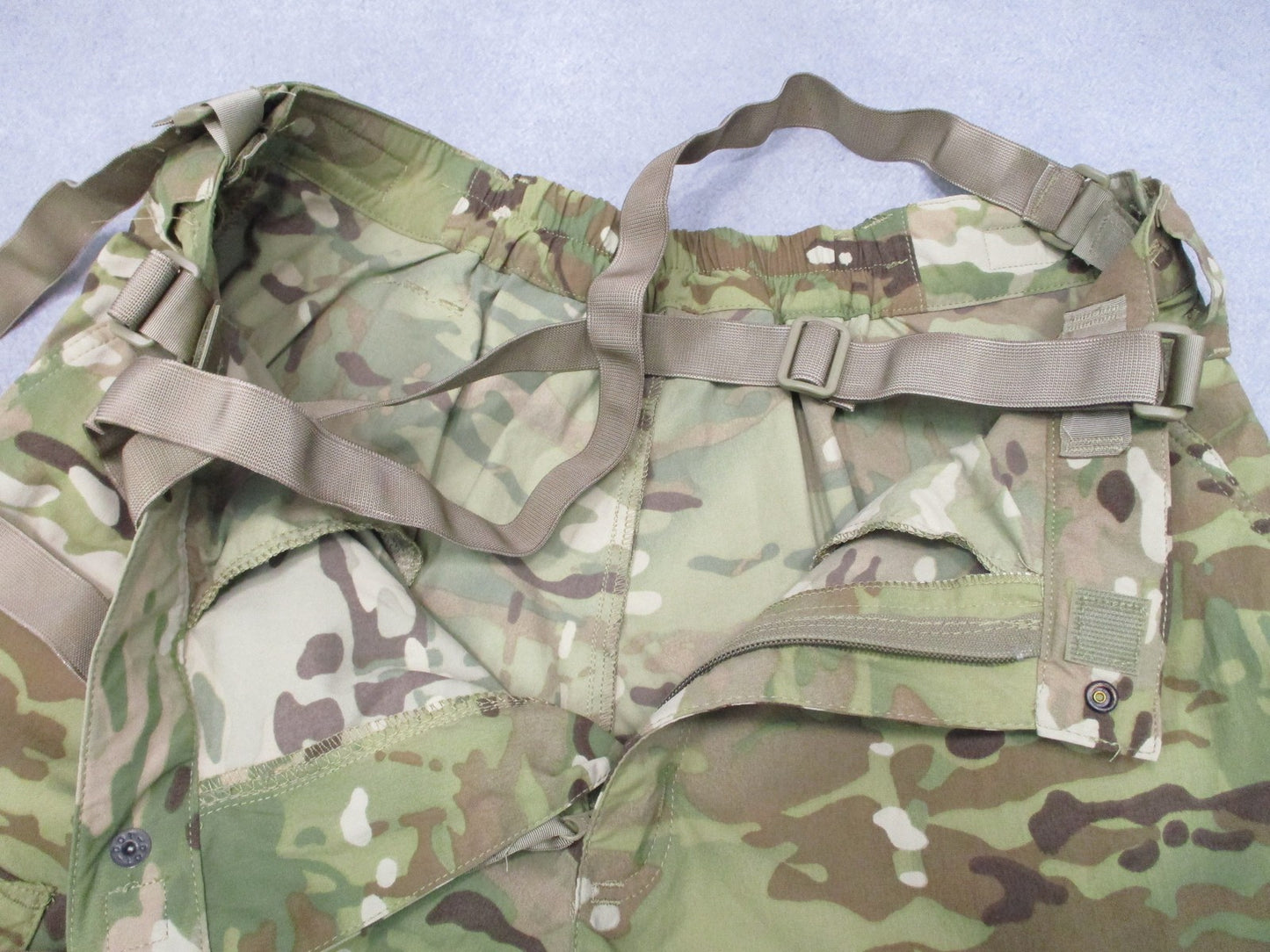 Army Soft Shell MultiCam Extreme Cold Weather Trousers Pants Suspenders 39x32
