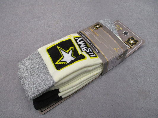 New U.S. Army Thermal Socks 2-Pack Men's Size 10-13 Official Licensed Product