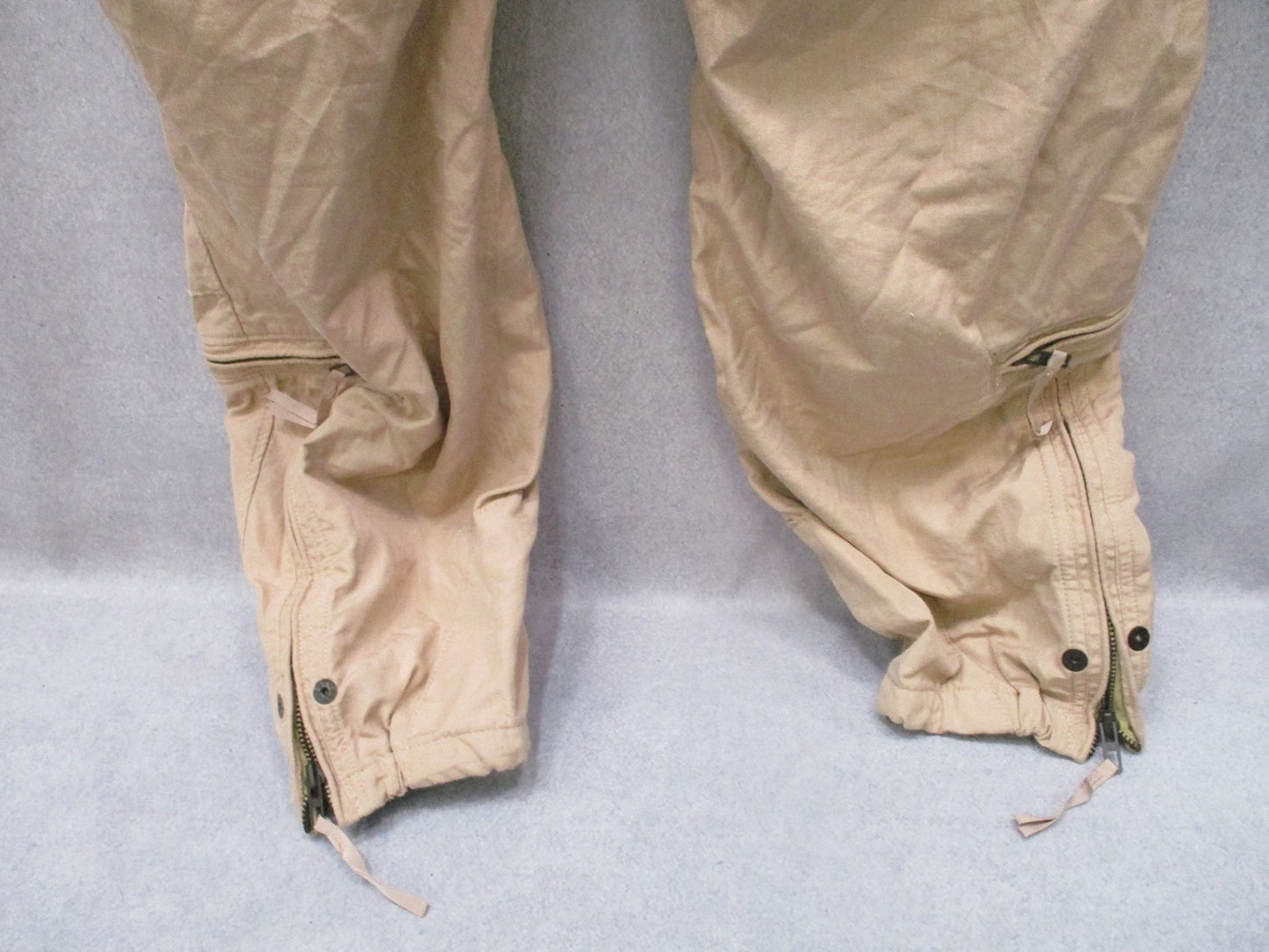 US Military CVC Coveralls Tan Aramid Flame Resistant Flight Suit XL-Regular