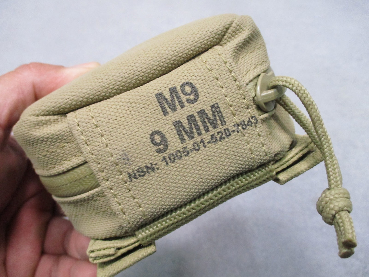Otis 9mm Pistol Cleaning Kit Tan Soft Pack Military CLP Tool MOLLE Pouch