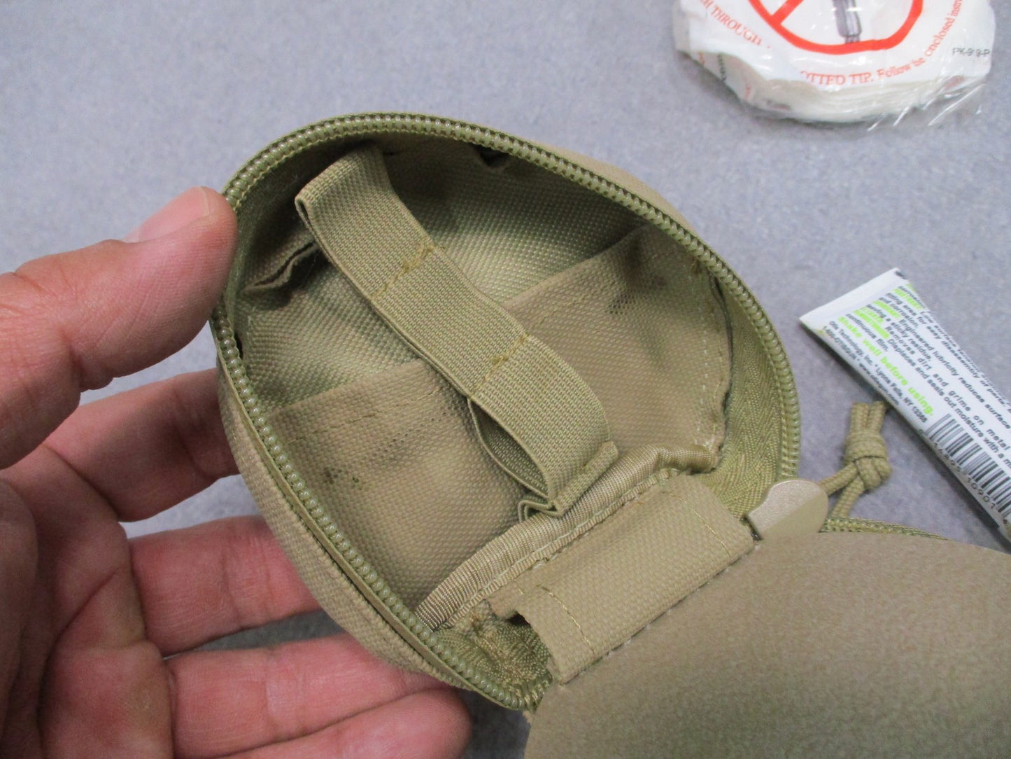 Otis 9mm Pistol Cleaning Kit Tan Soft Pack Military CLP Tool MOLLE Pouch