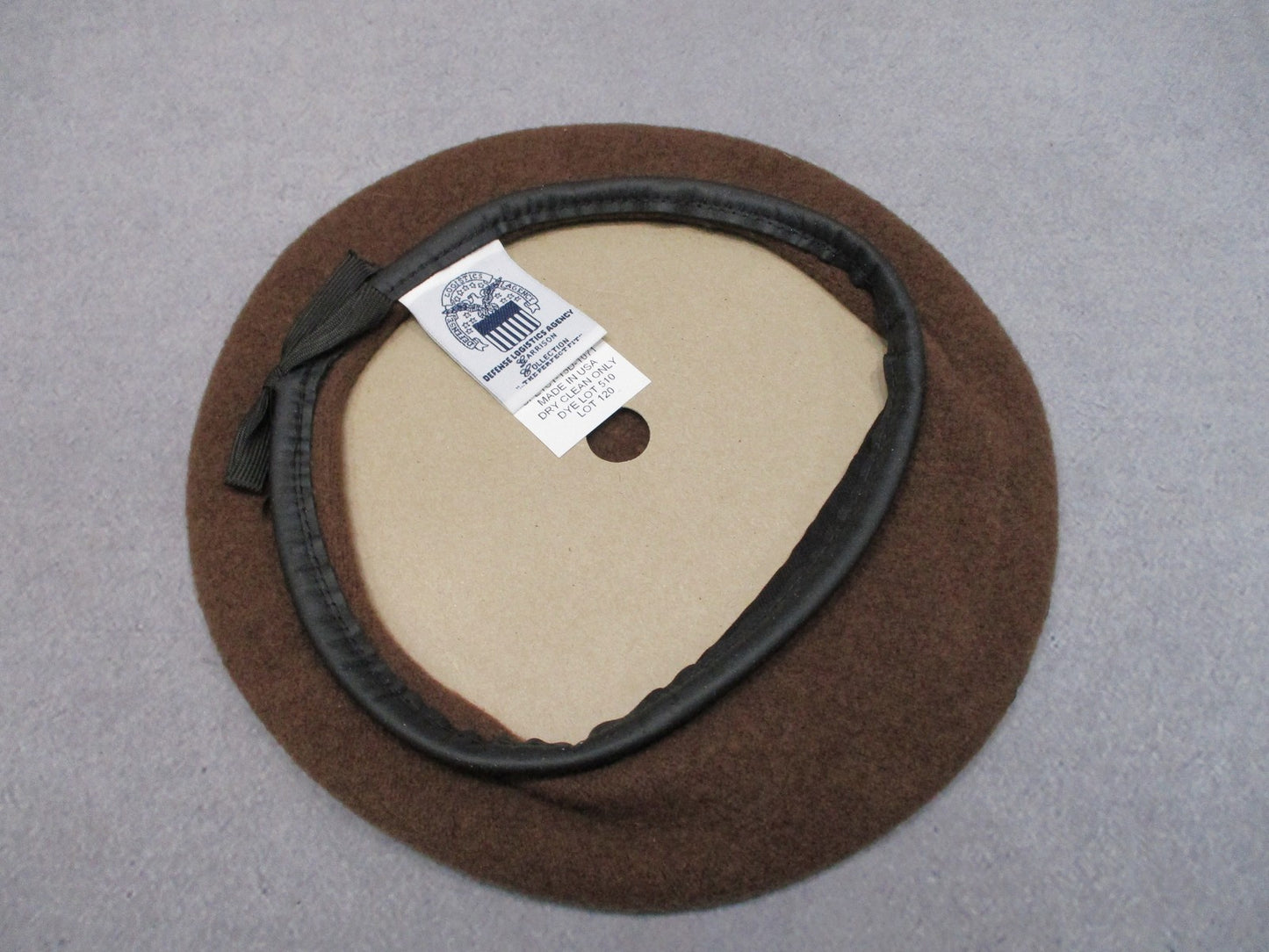 US Army SFAB Brown Wool Beret Garrison Collection Jensen Apparel 7 1/8