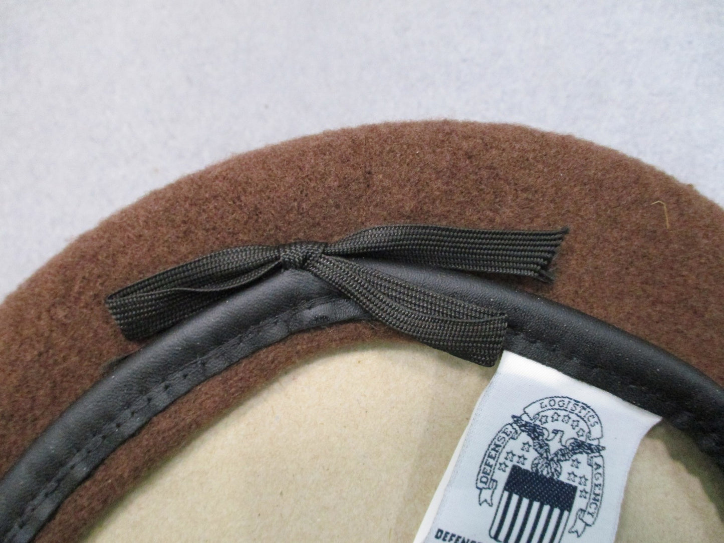 US Army SFAB Brown Wool Beret Garrison Collection Jensen Apparel 7 1/8