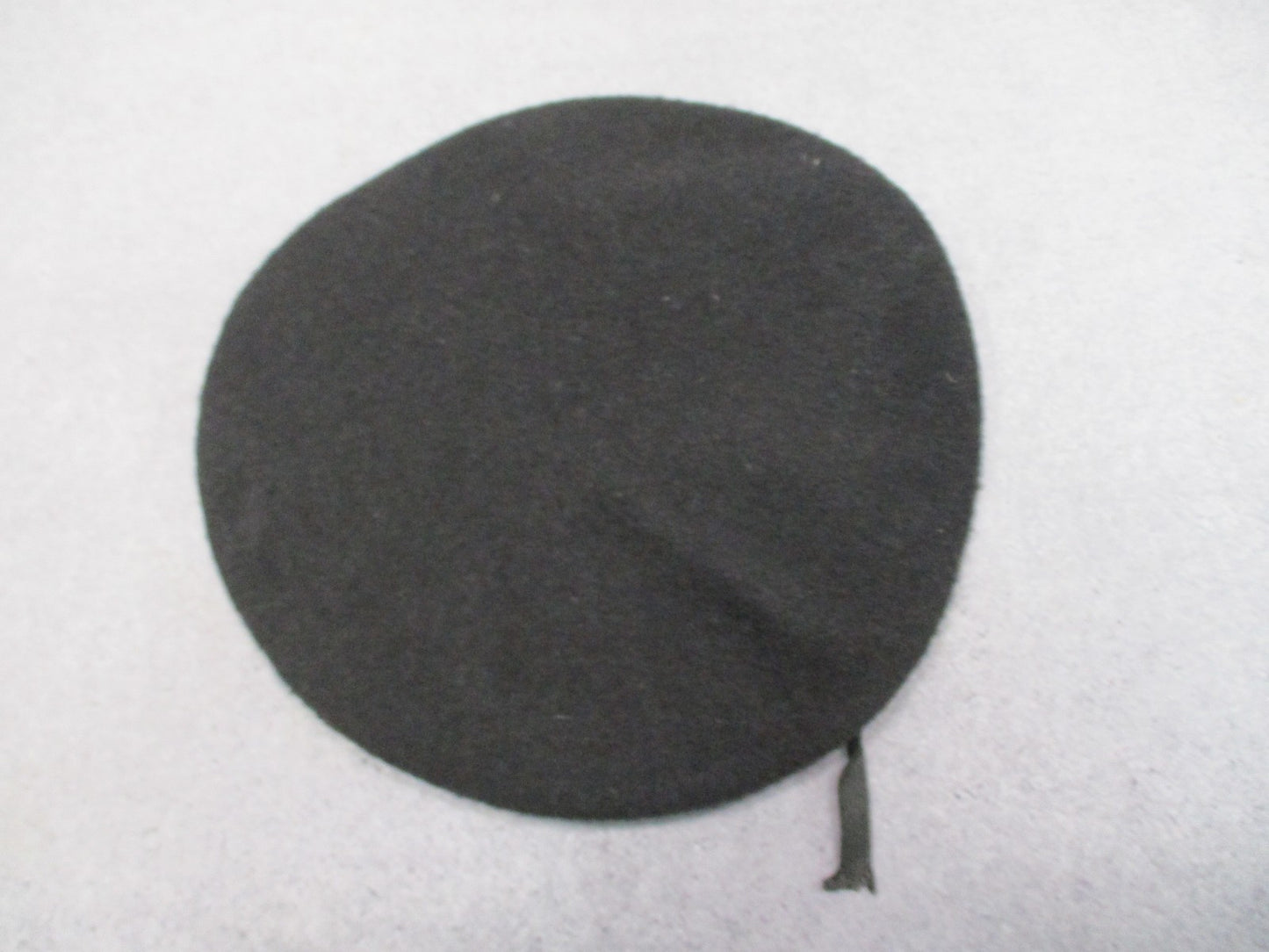 Army Surplus Black Wool Beret Size 7 Jensen Apparel NSN 8405-01-089-0137