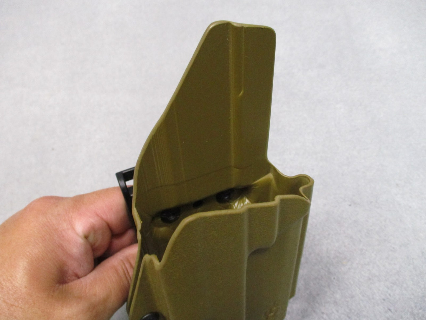 LoopHole Systems SIG P320 X300A/B RH OWB Holster Coyote QLS Full Size