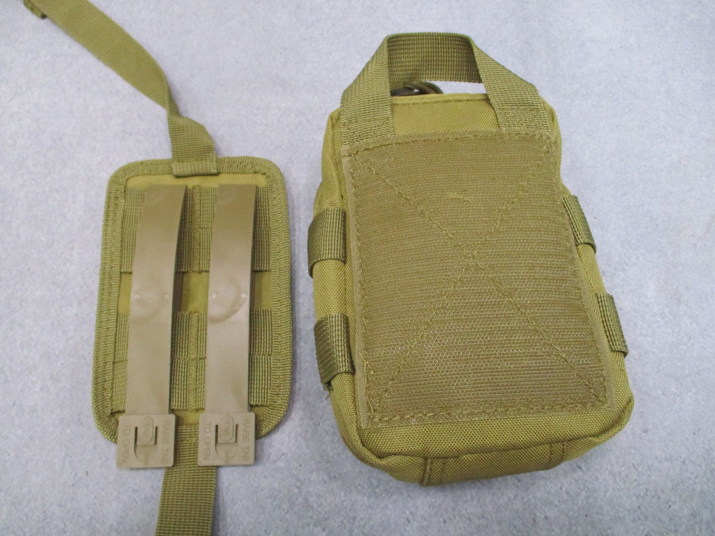 Coyote Tan Custom IFAK MOLLE Pouch Supplies Included No tagged size visible