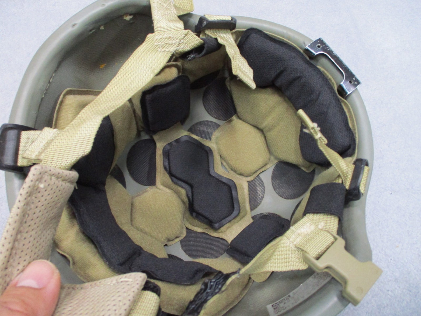 MSA ACH Advanced Combat Helmet Medium Foliage Green NSN USGI M 8470-01-506-6369