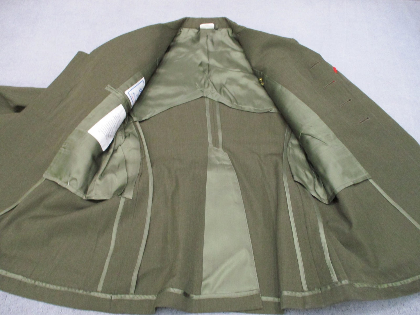 USMC Green Dress Uniform Coat DSCP NSN Size 42XS 8405-01-279-5630 olive green