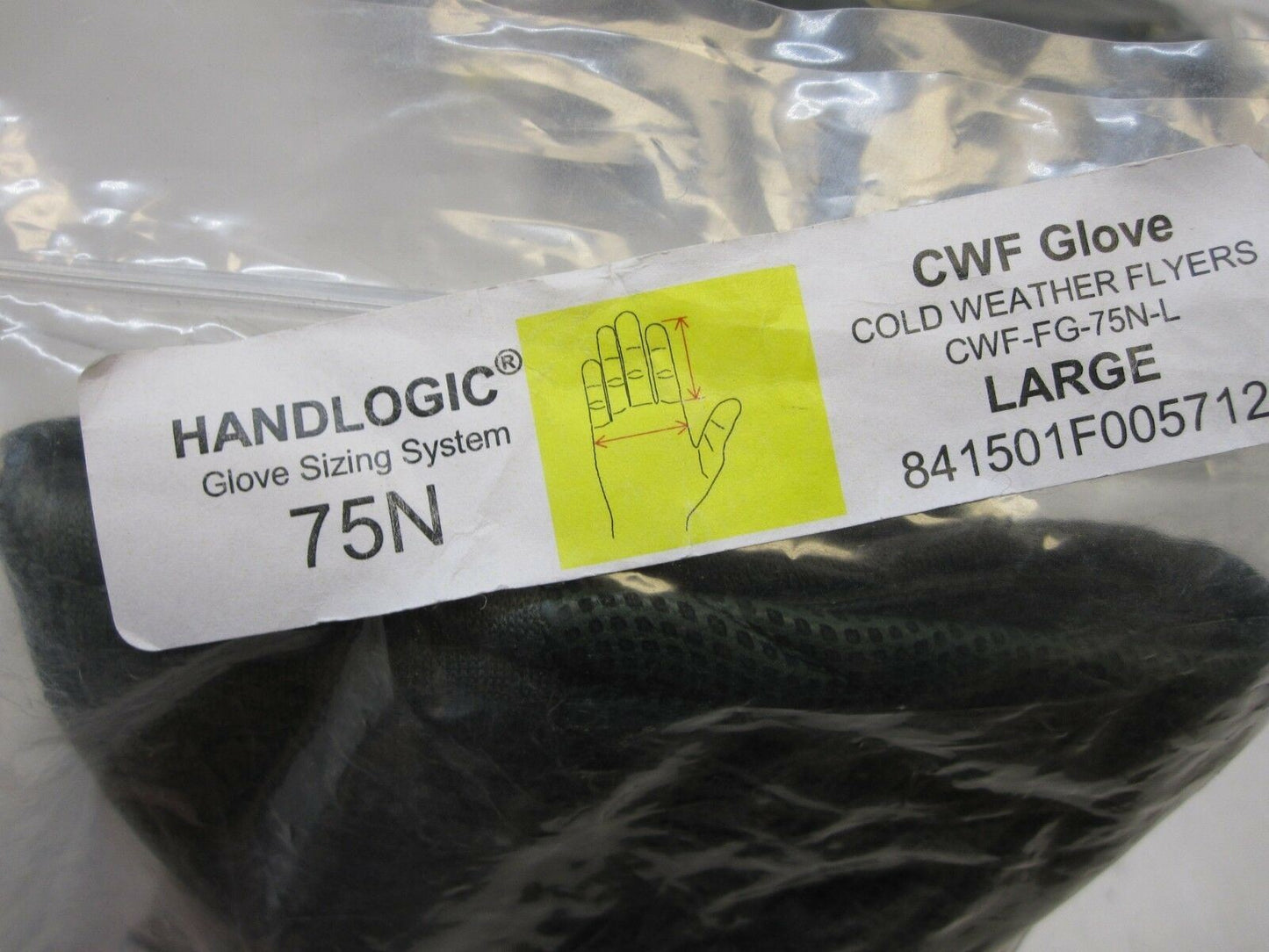 MASLEY MILITARY COLD WEATHER FLYERS GLOVES LARGE 75N CWF GORE-TEX NOMEX GLOV2