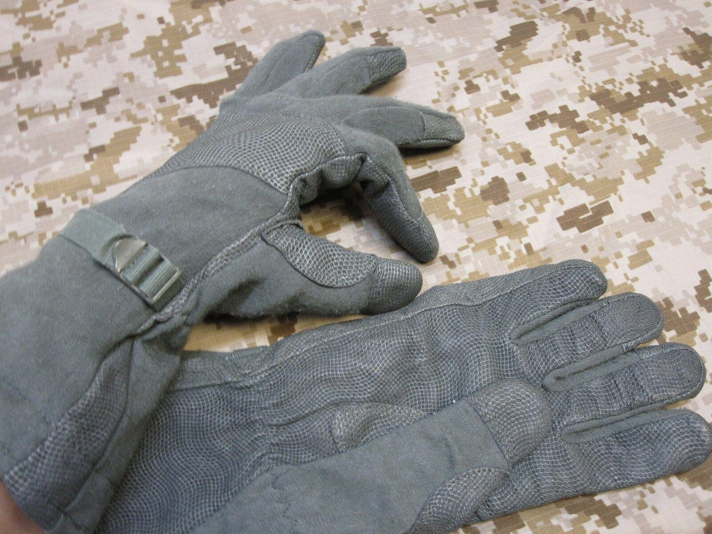 USGI MASLEY MILITARY COLD WEATHER FLYERS GLOVES XL 75W CWF GORE-TEX NOMEX GLOVE