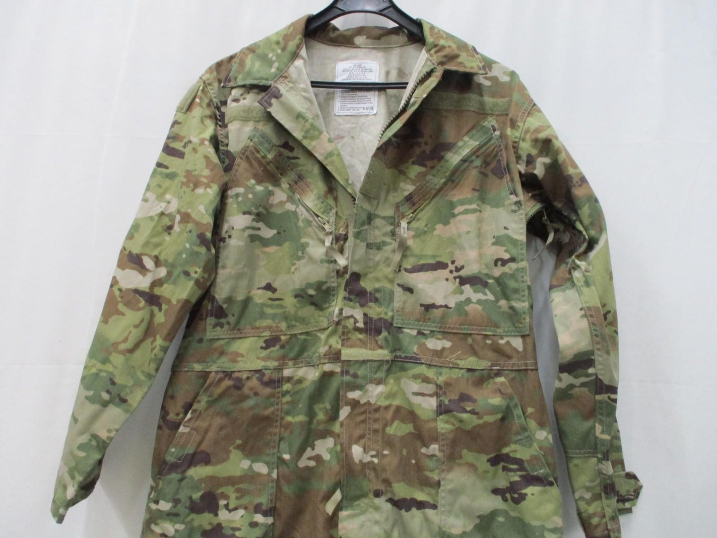 USGI ARMY ISSUE COLD WEATHER MECHANICS COVERALLS SCORPION MULTICAM OCP LARGE