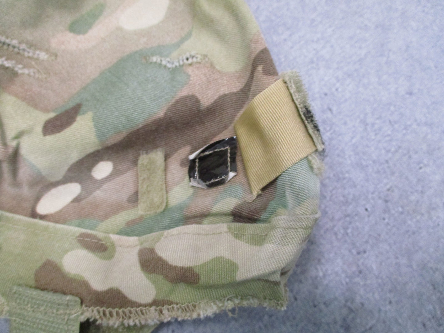 ACH Helmet Cover Used Worn Military Surplus IR Tabs OCP L-XL 8415-01-580-0038