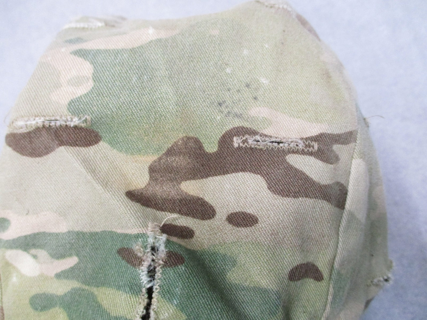 ACH Helmet Cover Used Worn Military Surplus IR Tabs OCP L-XL 8415-01-580-0038