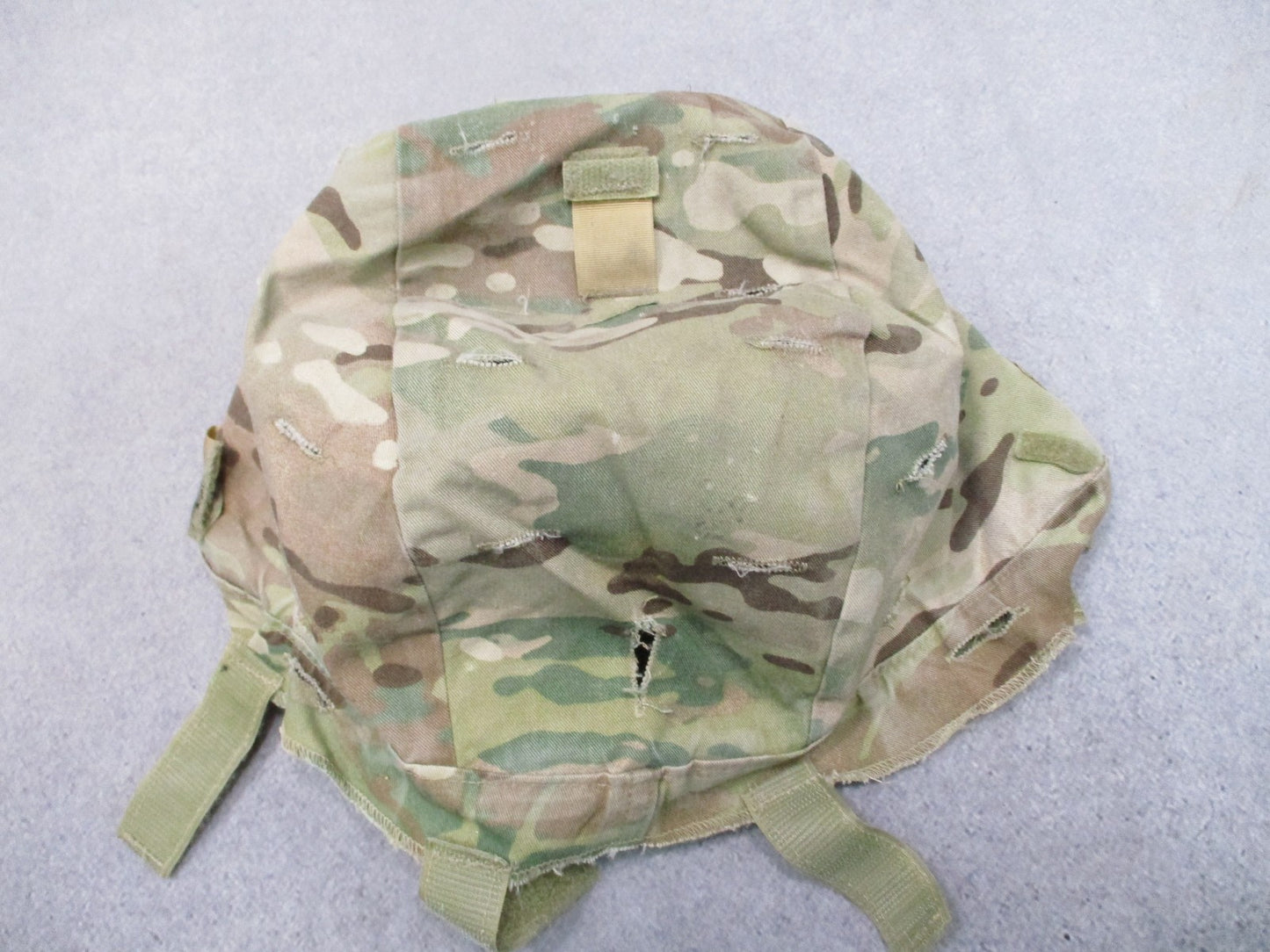 ACH Helmet Cover Used Worn Military Surplus IR Tabs OCP L-XL 8415-01-580-0038