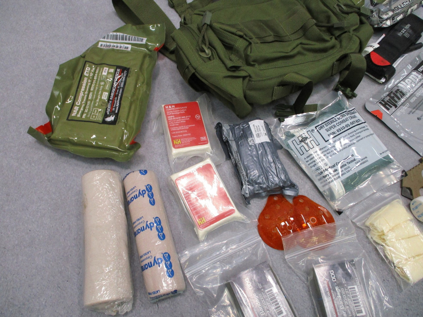 Condor 127 OD Green Deployment Bag Trauma Kit CAT Tourniquet Medical Training
