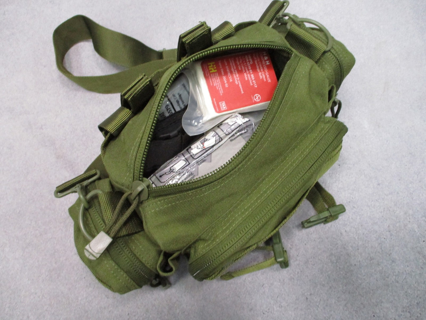 Condor 127 OD Green Deployment Bag Trauma Kit CAT Tourniquet Medical Training