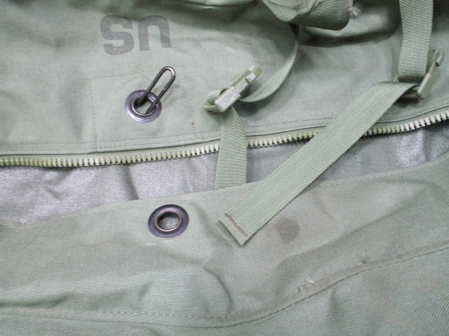 OD Green Side Zipper Duffle bag USGI Sea Bag Military Issue Surplus