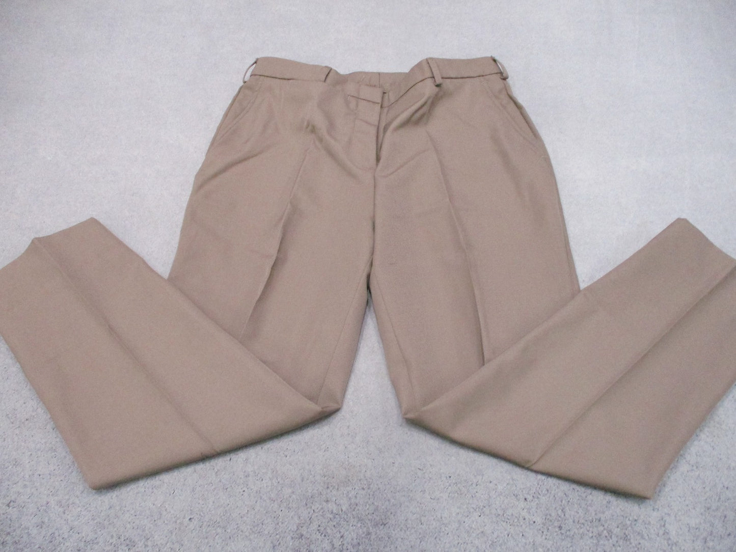 Flying Cross Women's AGSU Dress Slacks Khaki Tan Size 16 MR 8410-01-683-8385