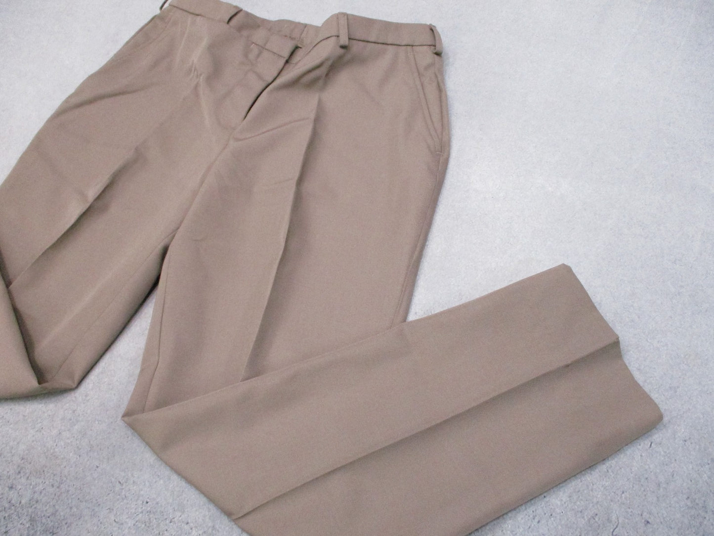 Flying Cross Women's AGSU Dress Slacks Khaki Tan Size 16 MR 8410-01-683-8385