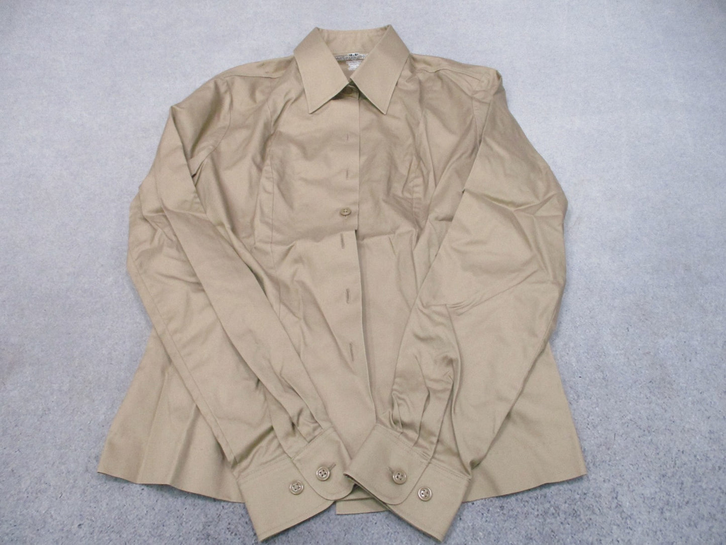 Flying Cross Fechheimer Womens AGSU Shirt Tan LS Enlisted tan/khaki 12 Tall