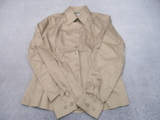 Flying Cross Fechheimer Womens AGSU Shirt Tan LS Enlisted tan/khaki 12 Tall