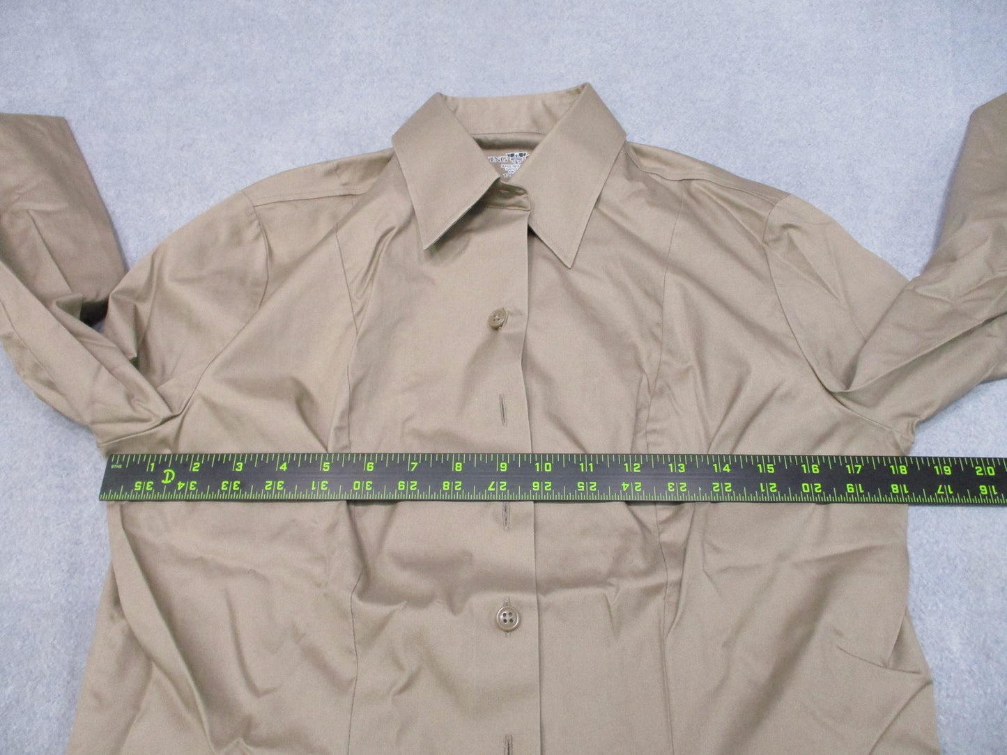Flying Cross Fechheimer Womens AGSU Shirt Tan LS Enlisted tan/khaki 12 Tall