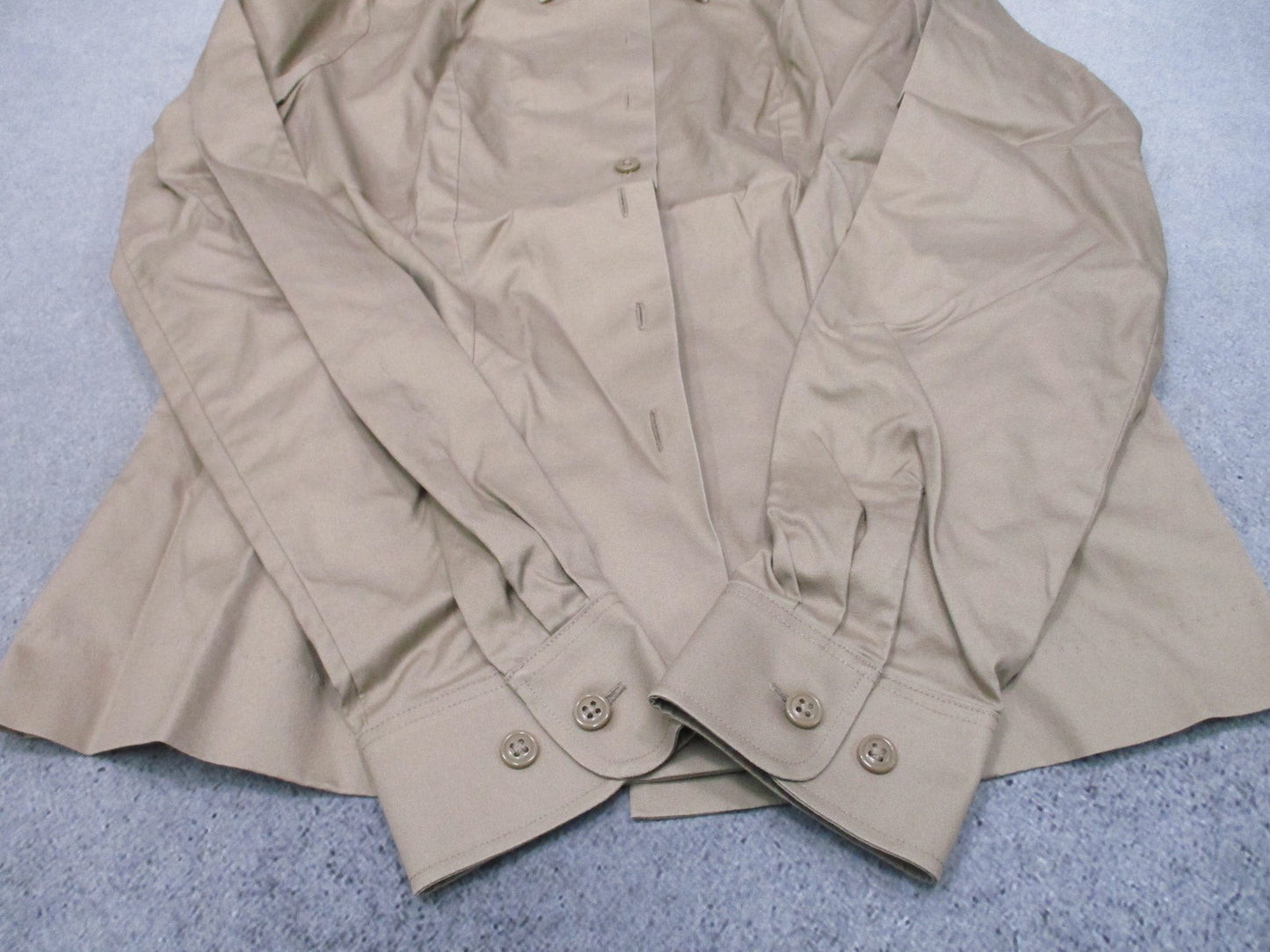 Flying Cross Fechheimer Womens AGSU Shirt Tan LS Enlisted tan/khaki 12 Tall