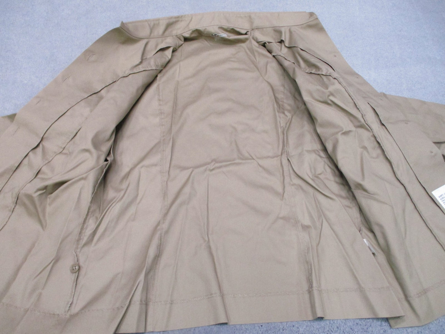 Flying Cross Fechheimer Womens AGSU Shirt Tan LS Enlisted tan/khaki 12 Tall