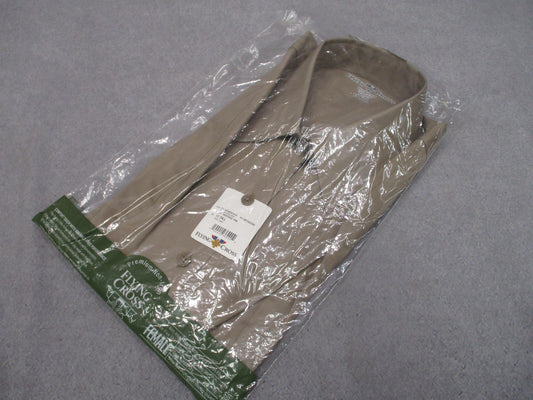 Flying Cross Women's AGSU Short Sleeve Uniform Shirt Heritage Tan Size 12 Tall
