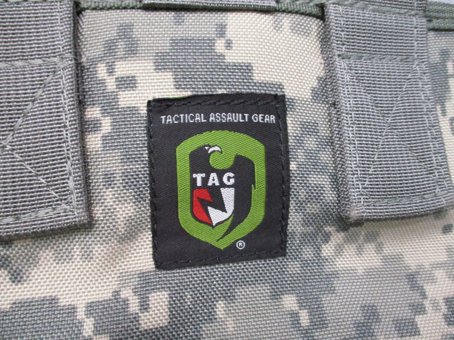TAG Tactical Assault Gear Roll-Up Dump Pouch ACU Belt Mount UCP camouflage