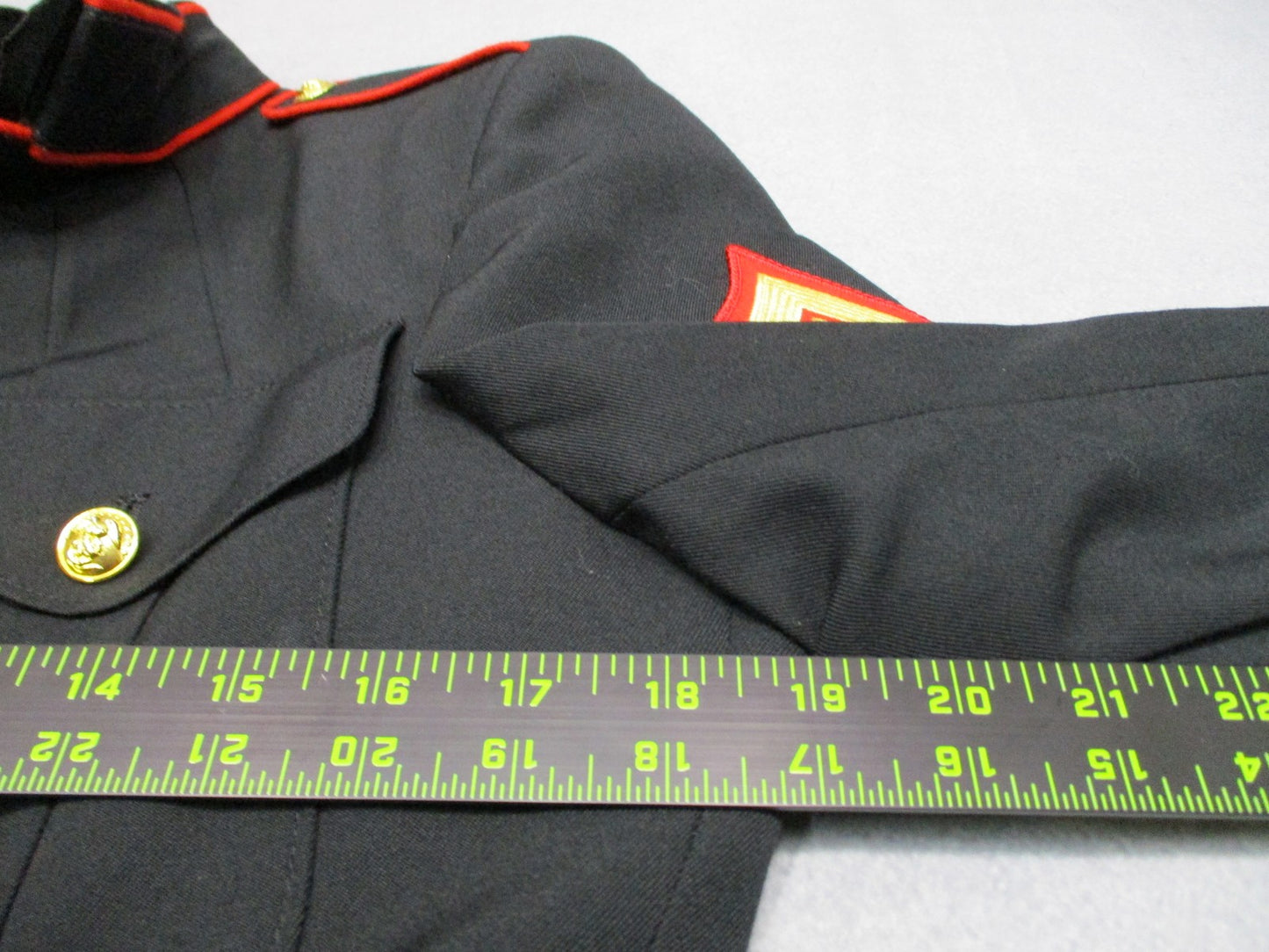 USMC Dress Blues Coat Crown Clothing Co NSN MAN'S 40L 8405-01-512-3177