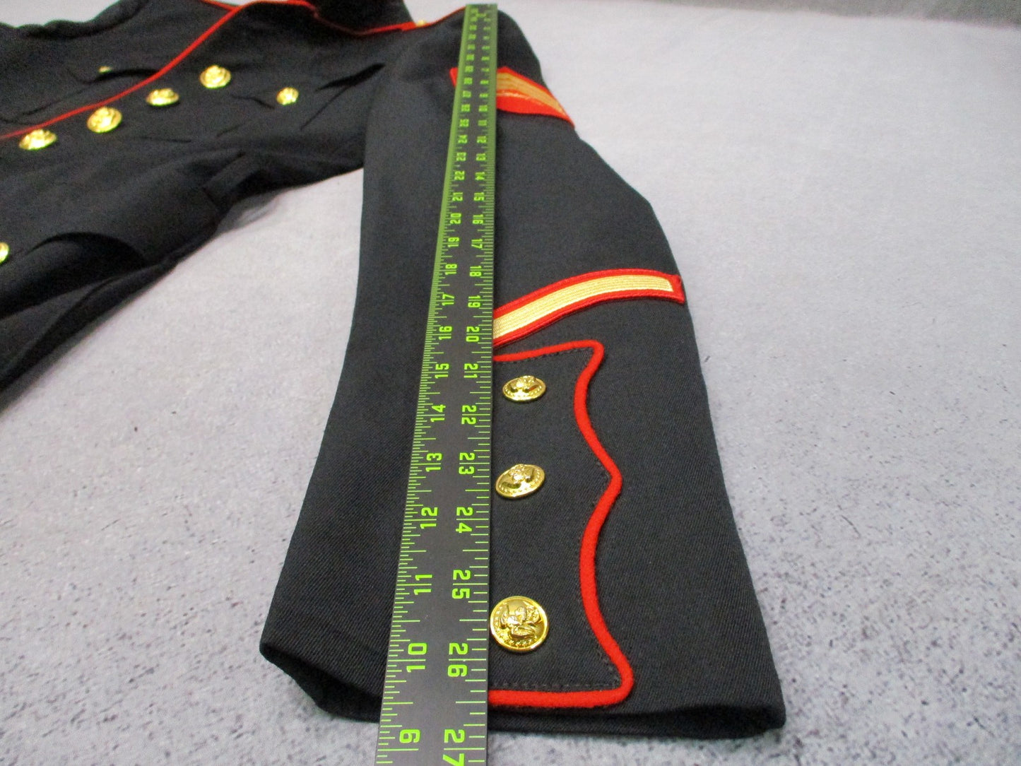 USMC Dress Blues Coat Crown Clothing Co NSN MAN'S 40L 8405-01-512-3177