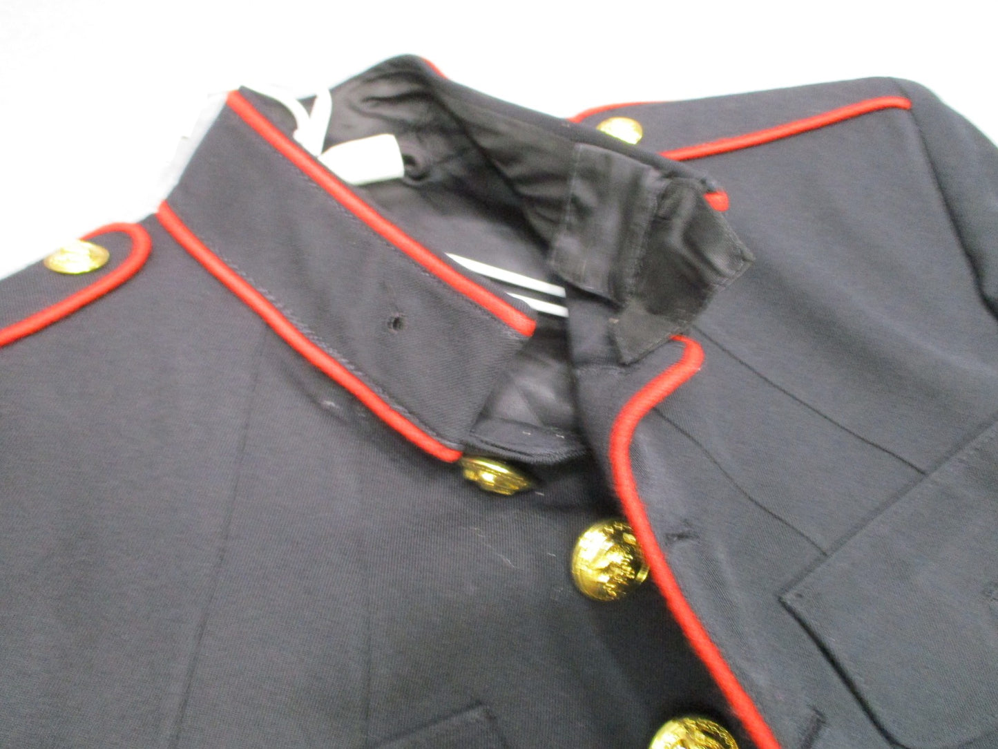 USMC Dress Blues Coat Crown Clothing Co NSN MAN'S 40L 8405-01-512-3177